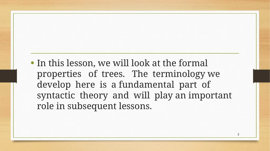 Structural relations Carnie 2013, chapter 4 Kofi - slide 2 of 58
