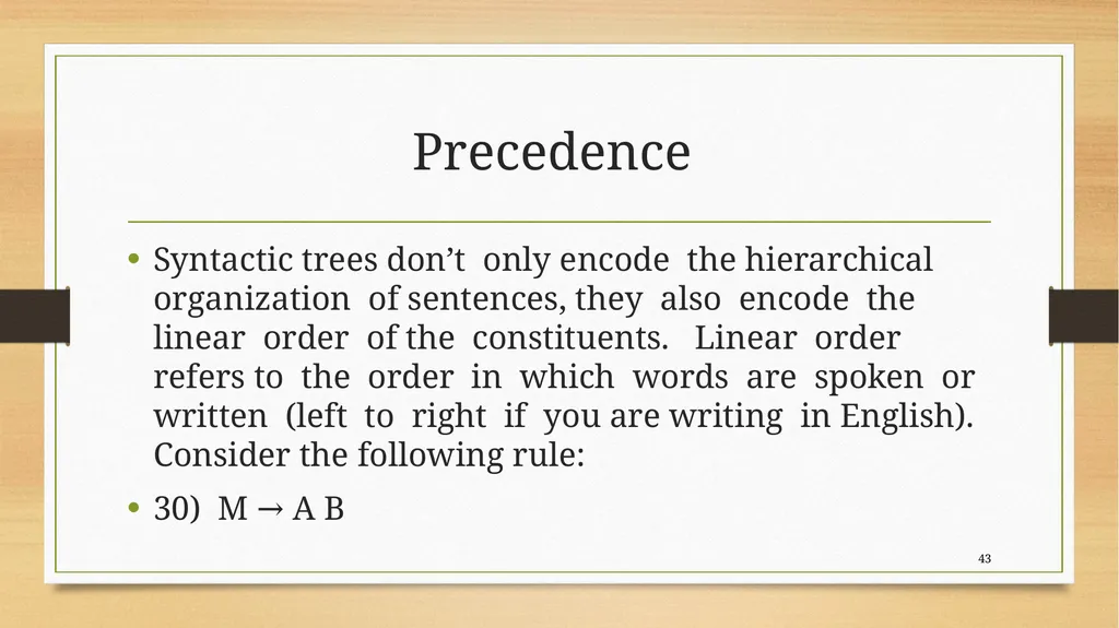 Structural relations Carnie 2013, chapter 4 Kofi - slide 43 of 58