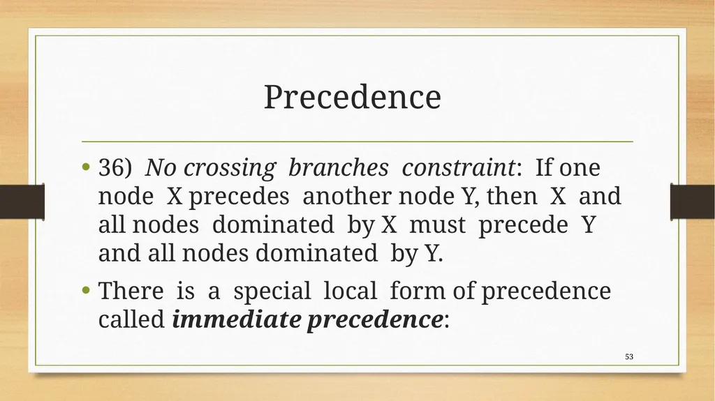 Structural relations Carnie 2013, chapter 4 Kofi - slide 53 of 58