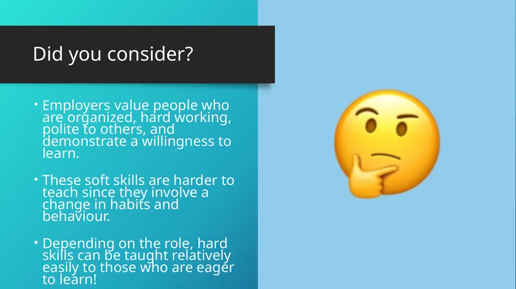 employABILITY Skills: Soft vs. Hard Skills Lesson - slide 10 of 19
