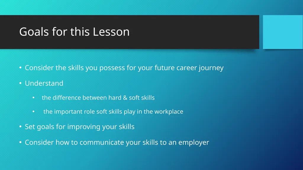 employABILITY Skills: Soft vs. Hard Skills Lesson - slide 2 of 19