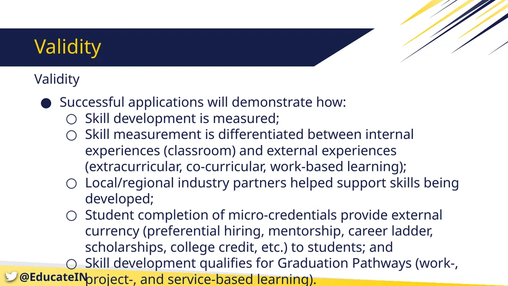 Employability Skills Innovation and Implementation - slide 10 of 19