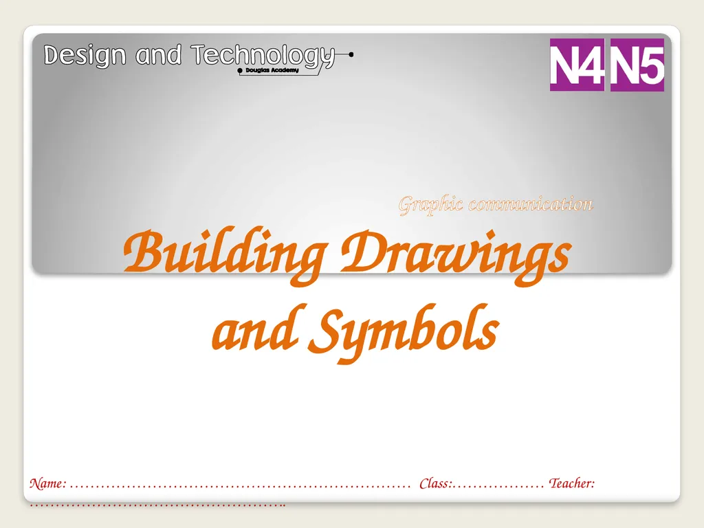 Building Drawings and Symbols Graphic - slide 1 of 11