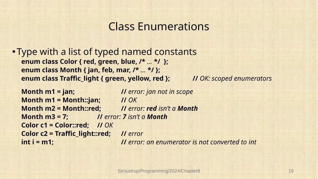 Chapter 8 – Technicalities: Classes, etc. - slide 18 of 32