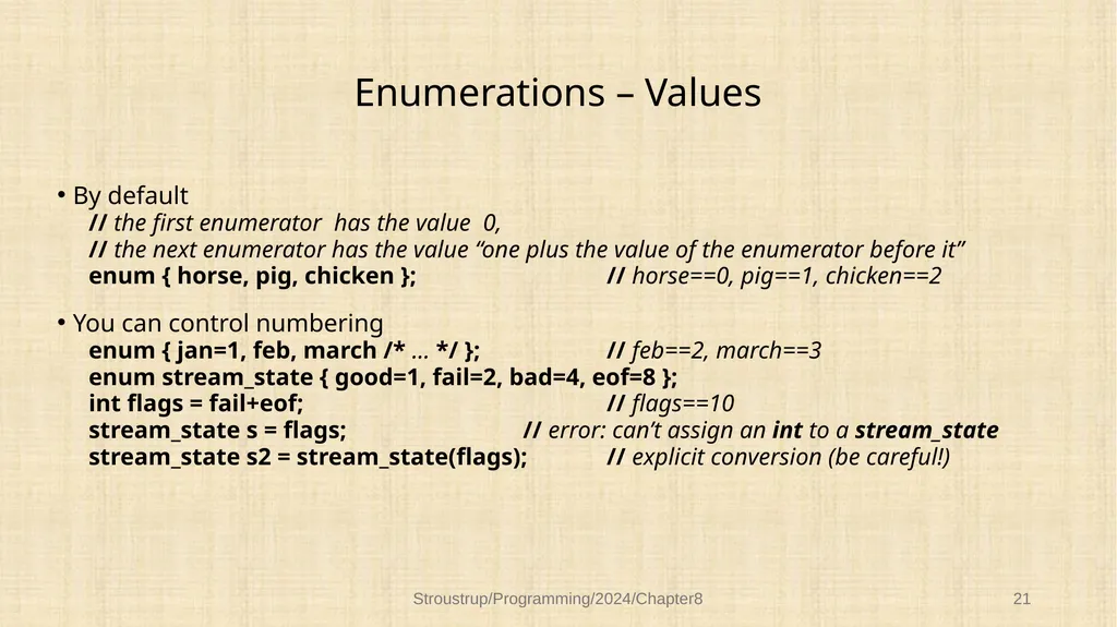 Chapter 8 – Technicalities: Classes, etc. - slide 20 of 32