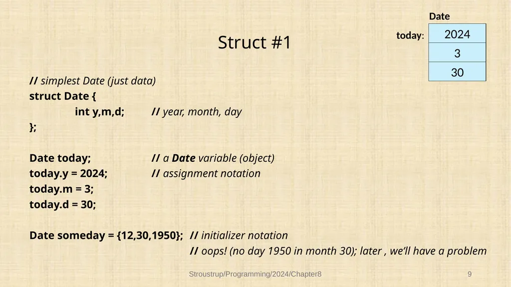 Chapter 8 – Technicalities: Classes, etc. - slide 8 of 32
