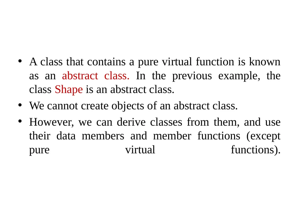 Virtual Functions Binding Binding refers to the - slide 30 of 32