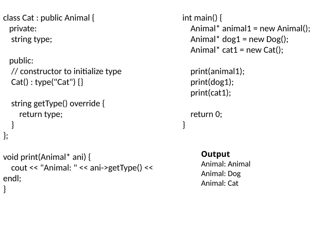Virtual Functions Binding Binding refers to the - slide 15 of 32