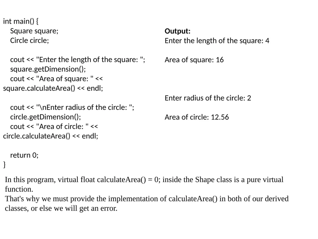 Virtual Functions Binding Binding refers to the - slide 32 of 32