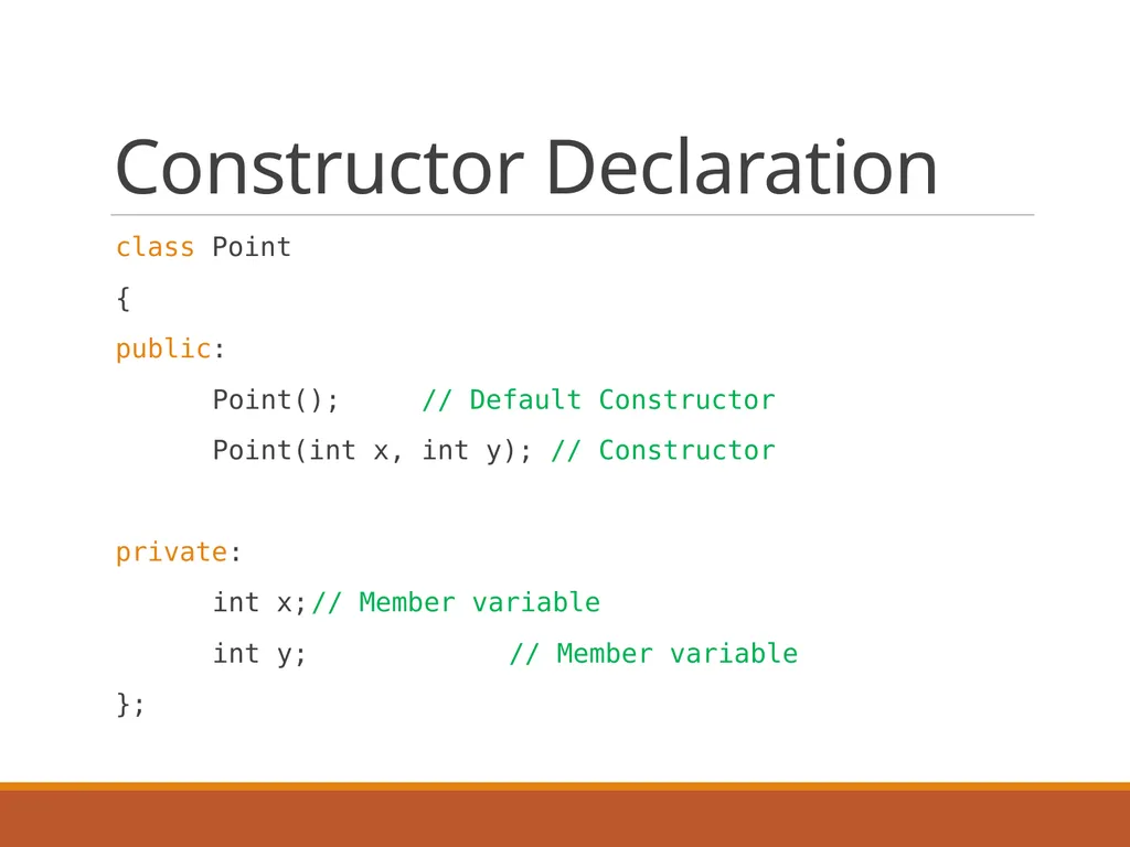 Intro to Classes in C++ Classes Programmer-defined - slide 8 of 26