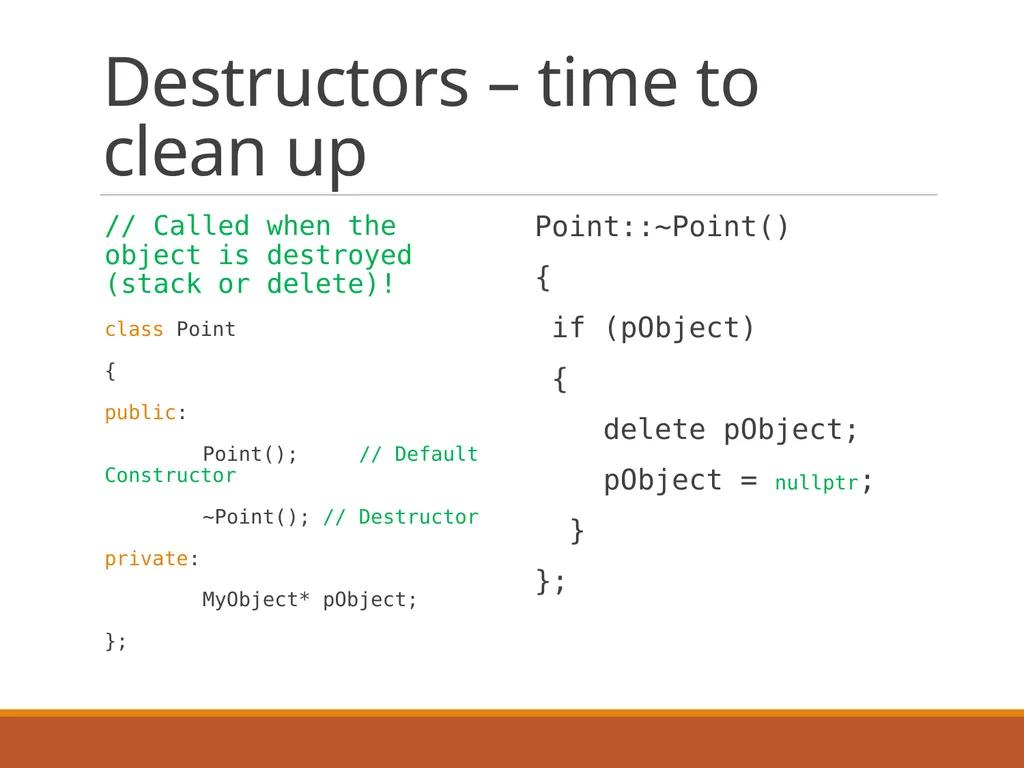 Intro to Classes in C++ Classes Programmer-defined - slide 22 of 26
