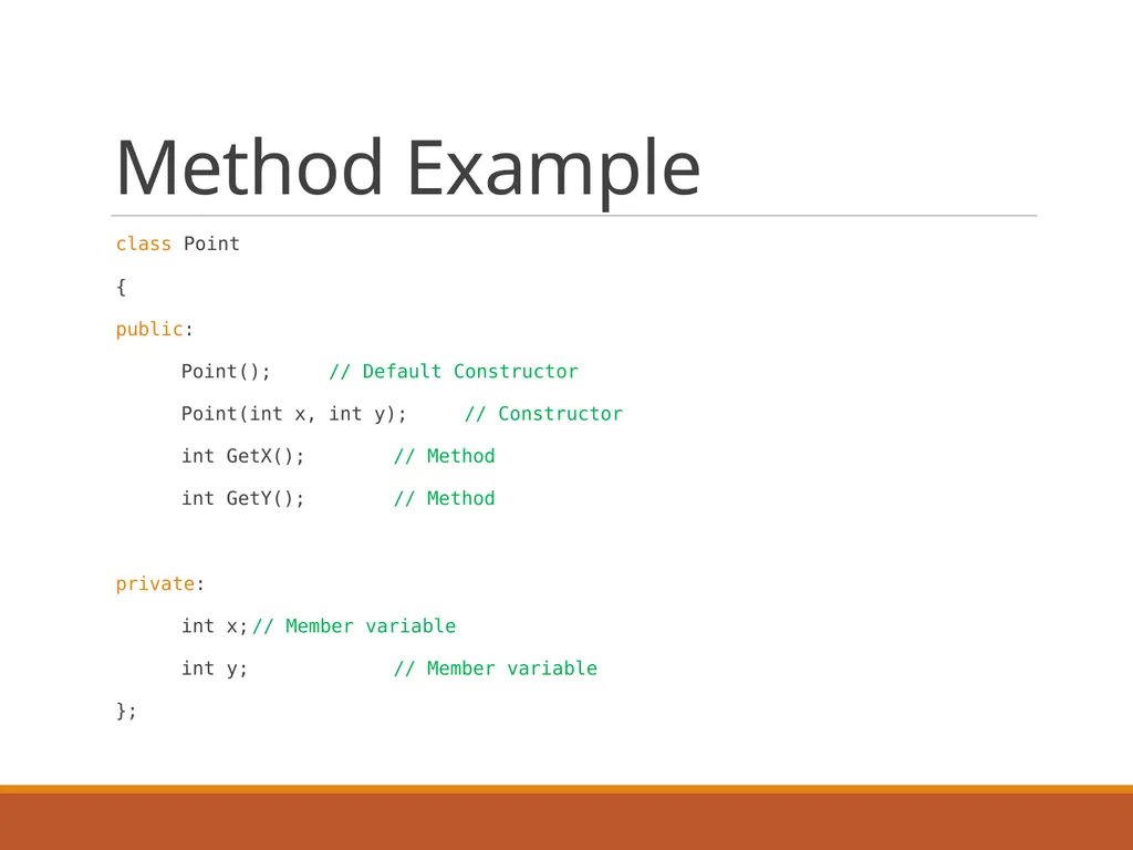 Intro to Classes in C++ Classes Programmer-defined - slide 10 of 26