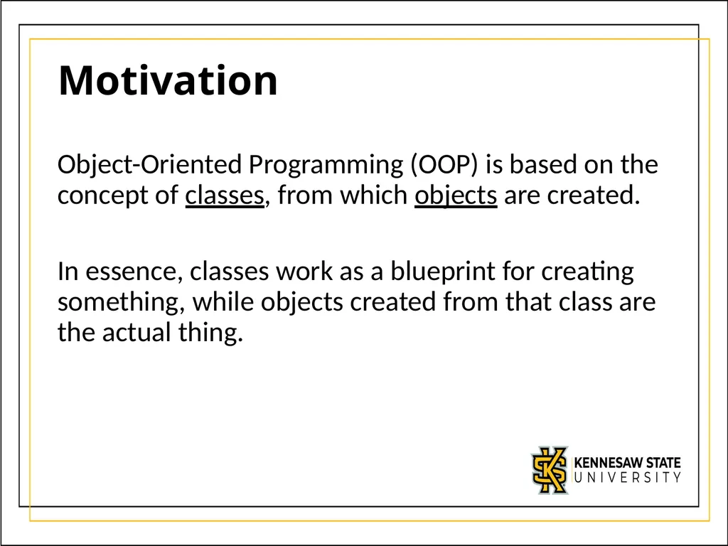 Module 5 Object-Oriented Programming and class - slide 2 of 50