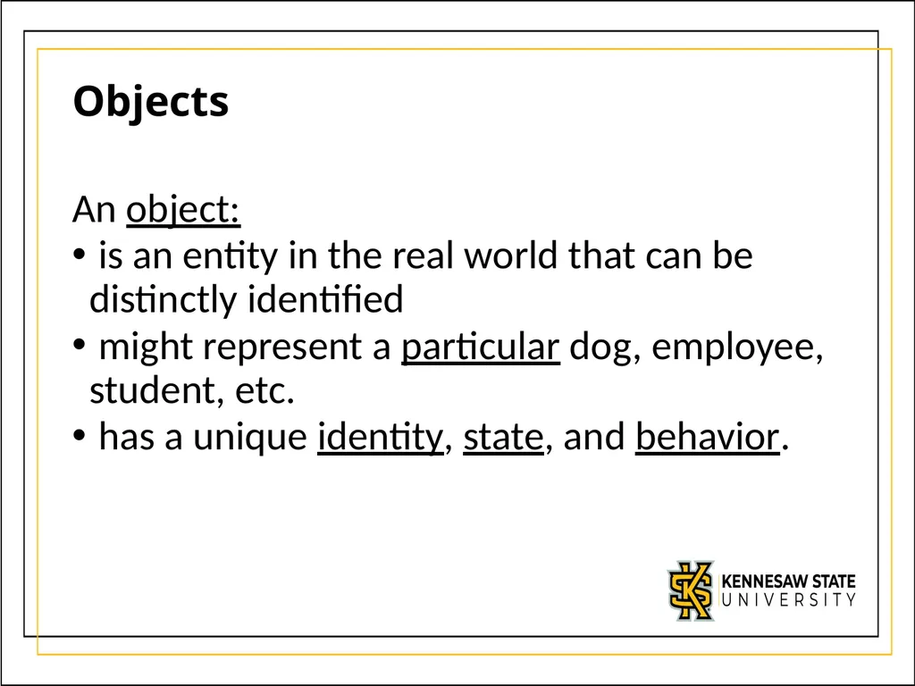 Module 5 Object-Oriented Programming and class - slide 6 of 50