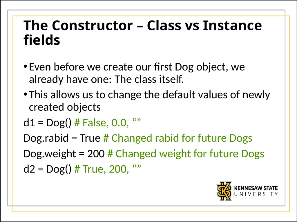 Module 5 Object-Oriented Programming and class - slide 31 of 50