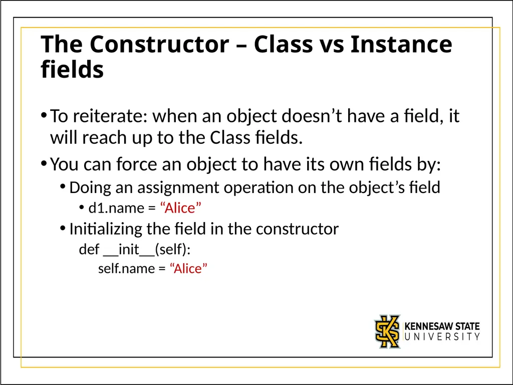 Module 5 Object-Oriented Programming and class - slide 41 of 50