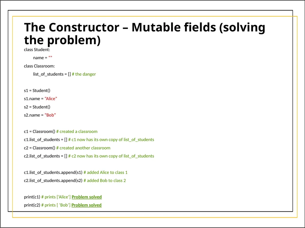 Module 5 Object-Oriented Programming and class - slide 48 of 50