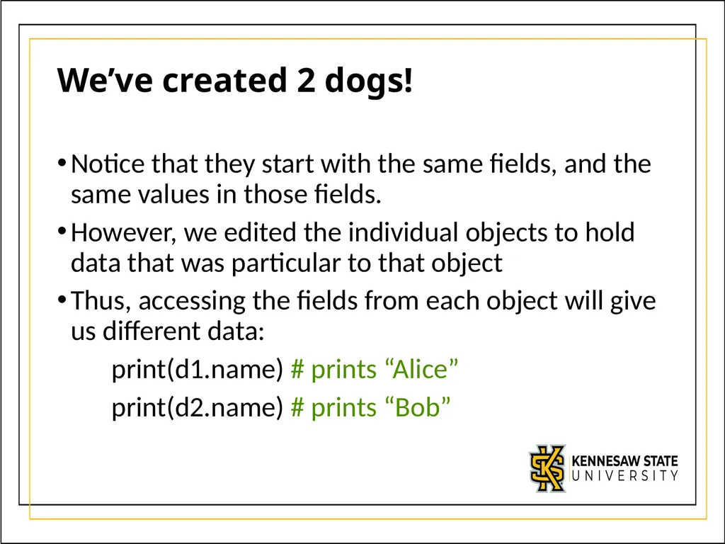 Module 5 Object-Oriented Programming and class - slide 22 of 50