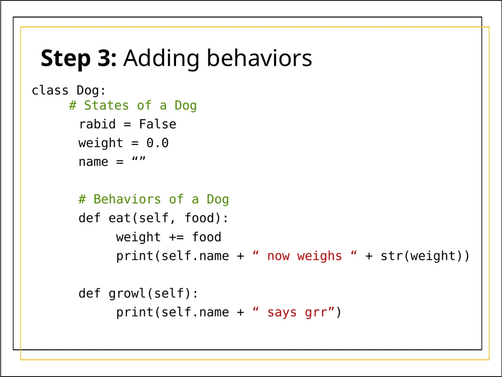Module 5 Object-Oriented Programming and class - slide 12 of 50