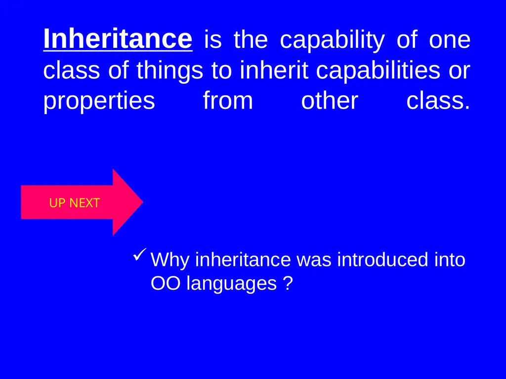GENERAL OOP CONCEPTS CHAPTER 5 OBJECT ORIENTED - slide 9 of 14