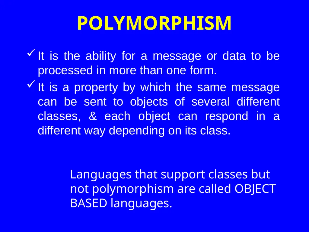 GENERAL OOP CONCEPTS CHAPTER 5 OBJECT ORIENTED - slide 11 of 14