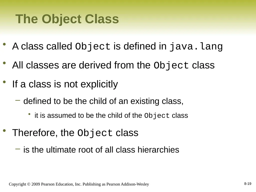 Outline Creating Subclasses Overriding Methods - slide 19 of 28