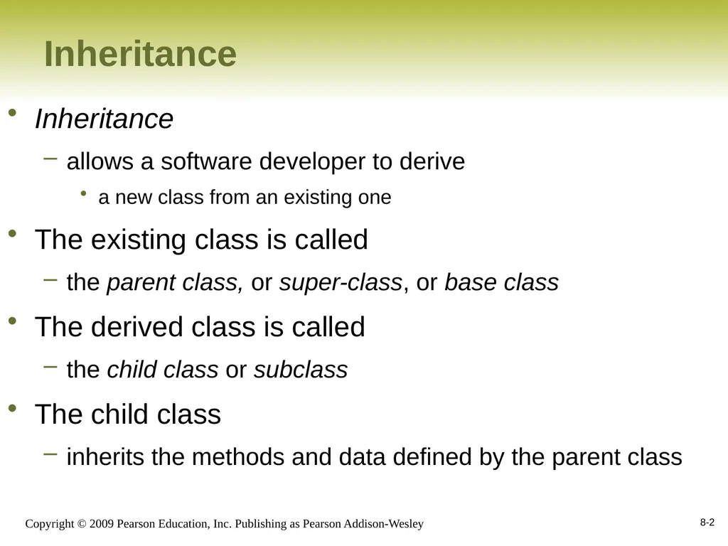 Outline Creating Subclasses Overriding Methods - slide 2 of 28