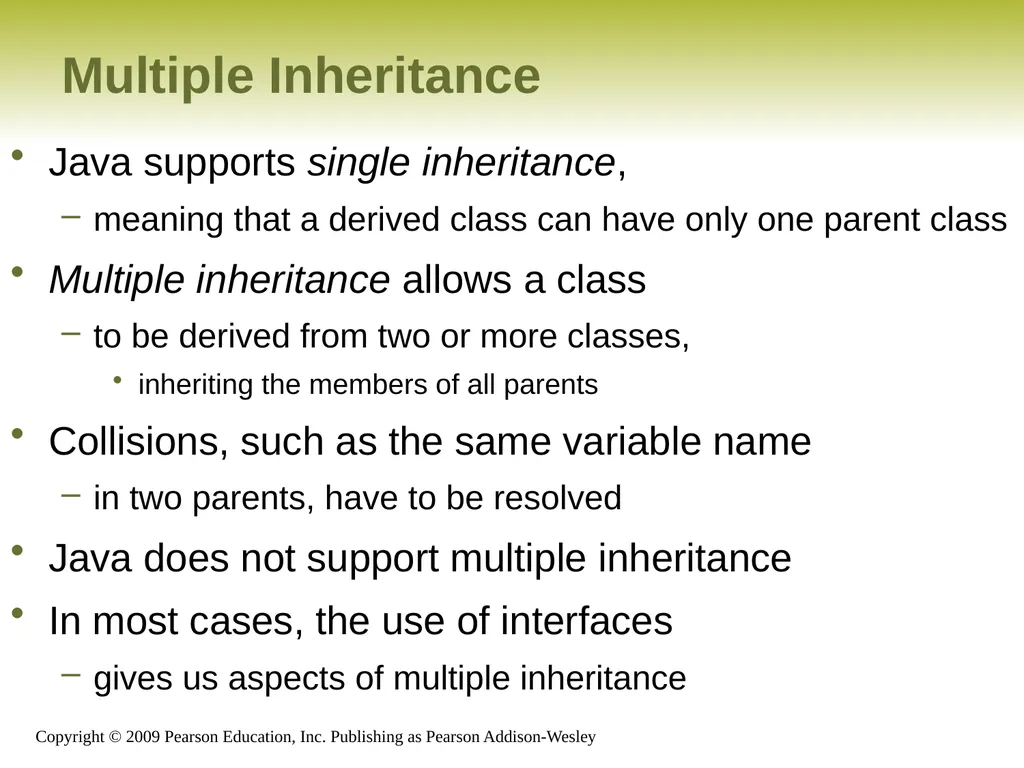 Outline Creating Subclasses Overriding Methods - slide 11 of 28