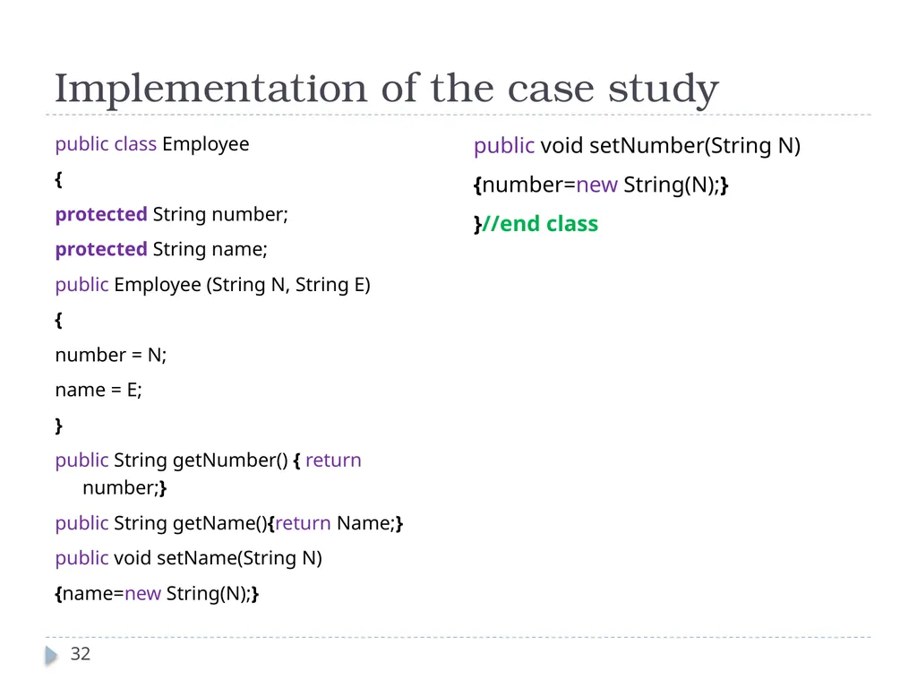 Inheritance CT1513 1 Introduction 2 Inheritance - slide 32 of 37