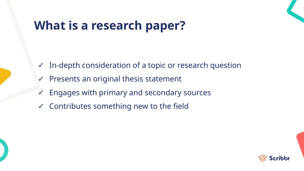 How to write a research paper Planning, research, - slide 2 of 31