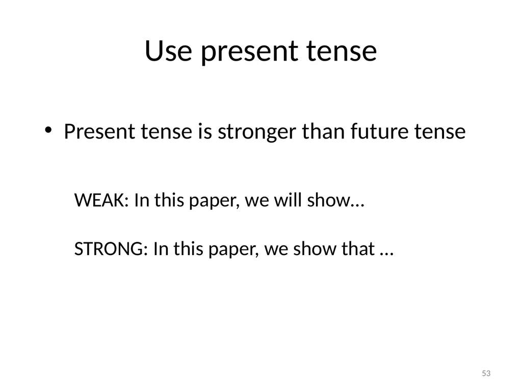 How to Write a Research paper Slides Borrowed - slide 53 of 65