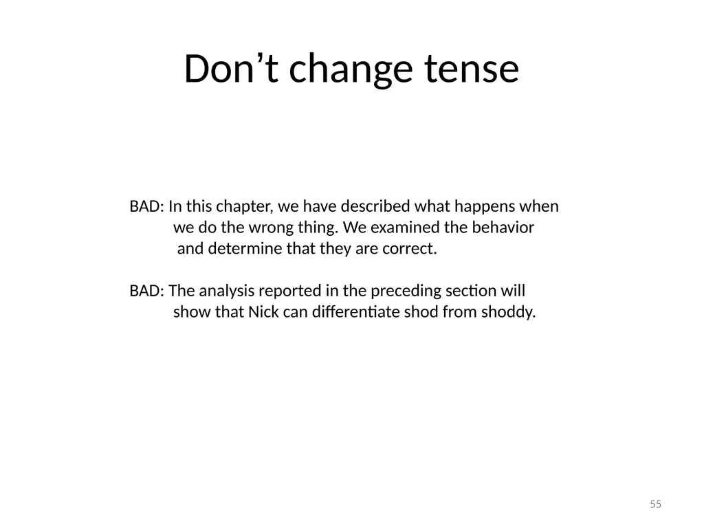 How to Write a Research paper Slides Borrowed - slide 55 of 65