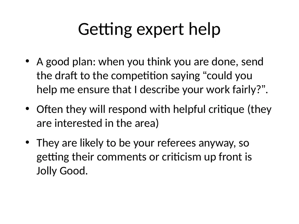 How to Write a Research paper Slides Borrowed - slide 43 of 65