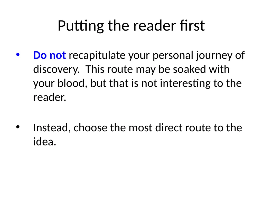 How to Write a Research paper Slides Borrowed - slide 30 of 65