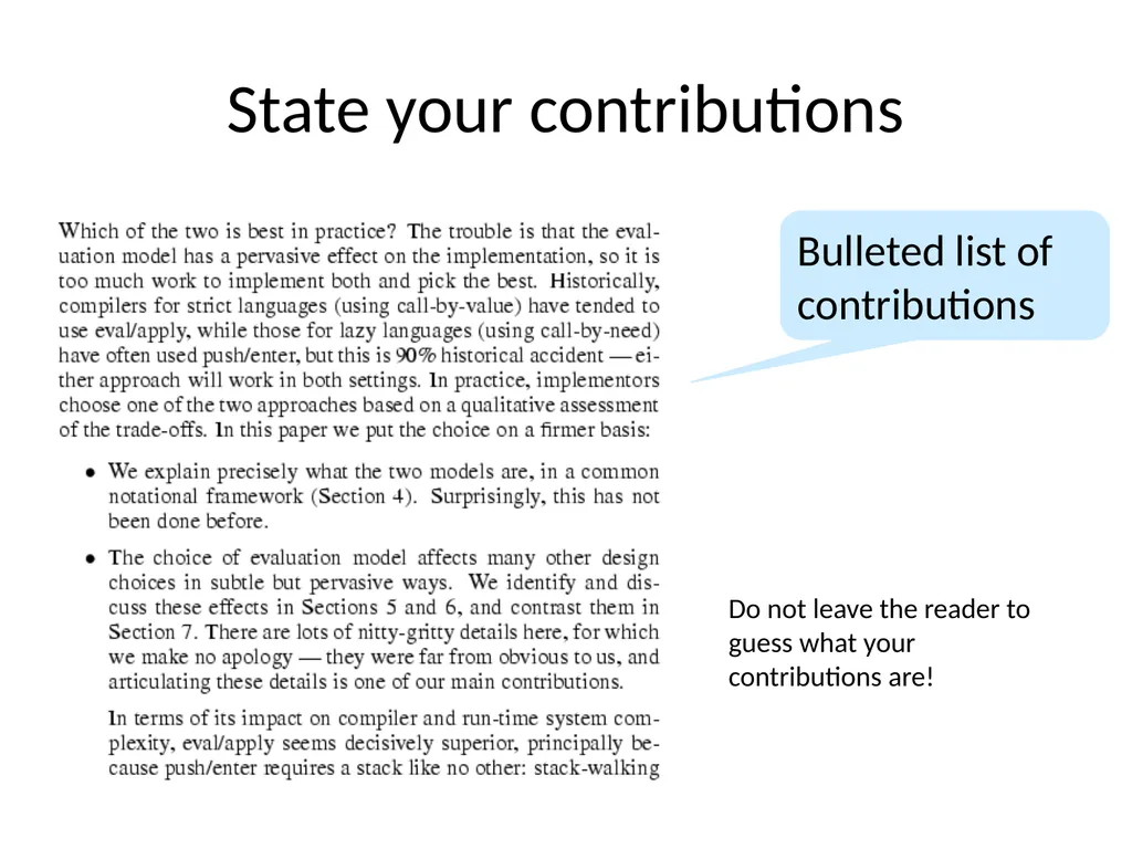 How to Write a Research paper Slides Borrowed - slide 21 of 65