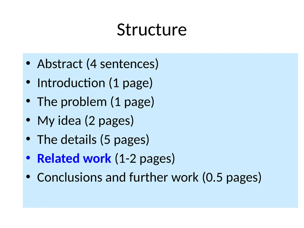 How to Write a Research paper Slides Borrowed - slide 34 of 65