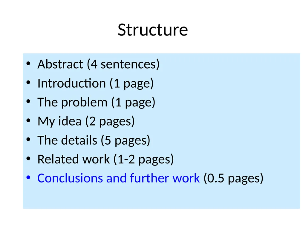 How to Write a Research paper Slides Borrowed - slide 38 of 65