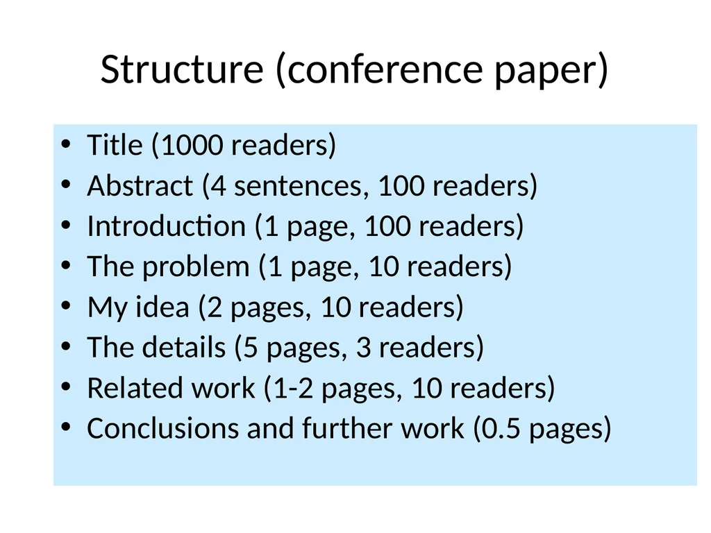 How to Write a Research paper Slides Borrowed - slide 14 of 65