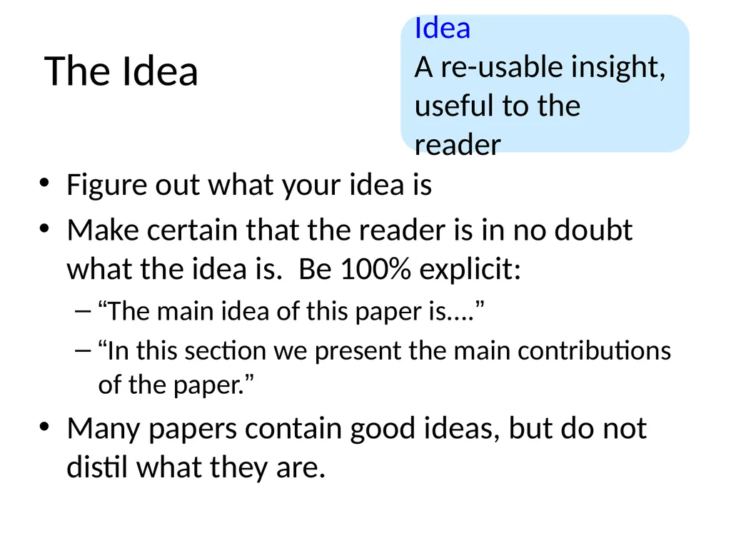 How to Write a Research paper Slides Borrowed - slide 10 of 65