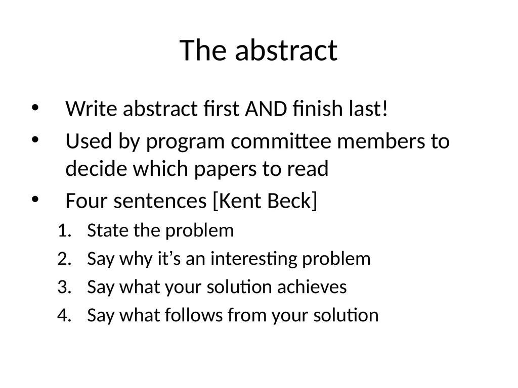 How to Write a Research paper Slides Borrowed - slide 15 of 65