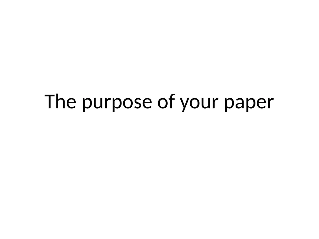 How to Write a Research paper Slides Borrowed - slide 7 of 65