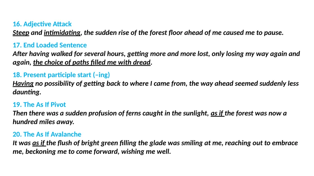 Sensational Sentences Key principles Teach - slide 5 of 8