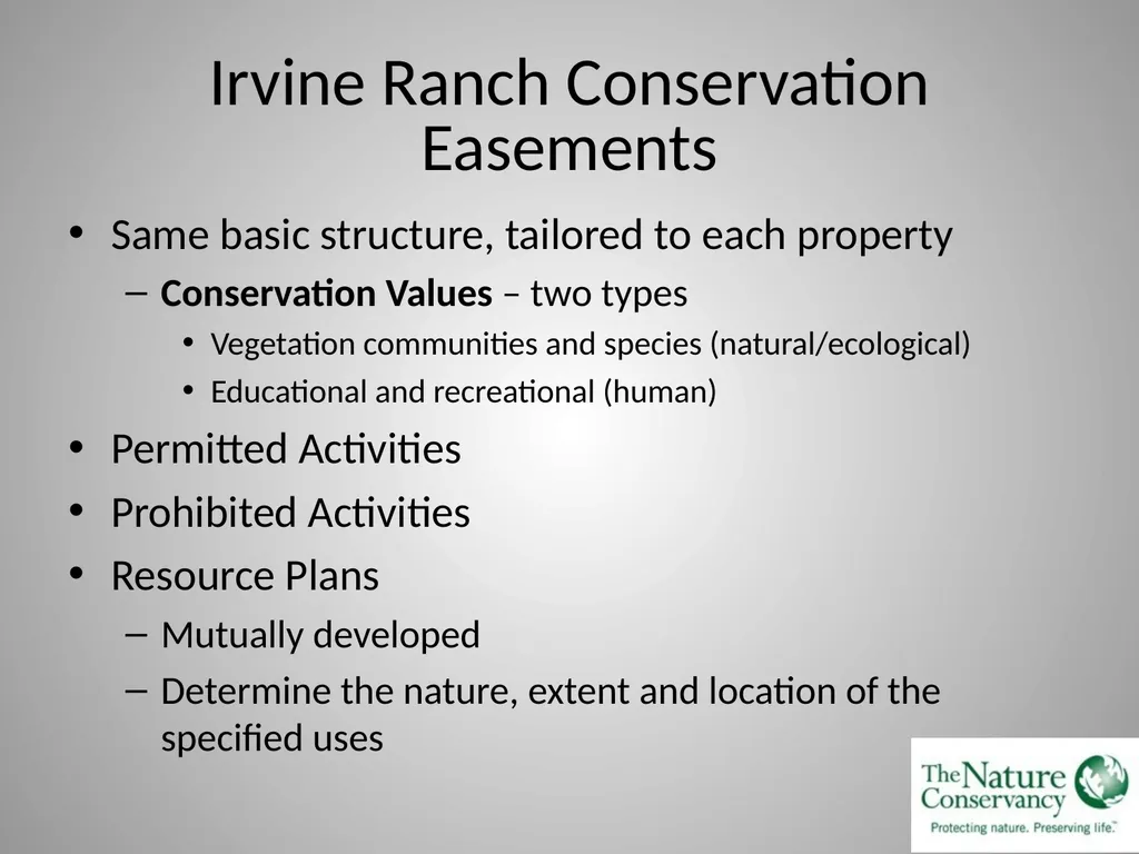 Monitoring Conservation Easement Lands in Orange - slide 4 of 19