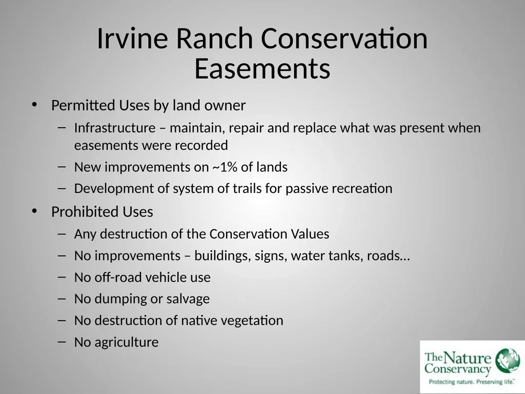 Monitoring Conservation Easement Lands in Orange - slide 5 of 19