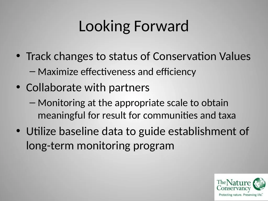 Monitoring Conservation Easement Lands in Orange - slide 18 of 19