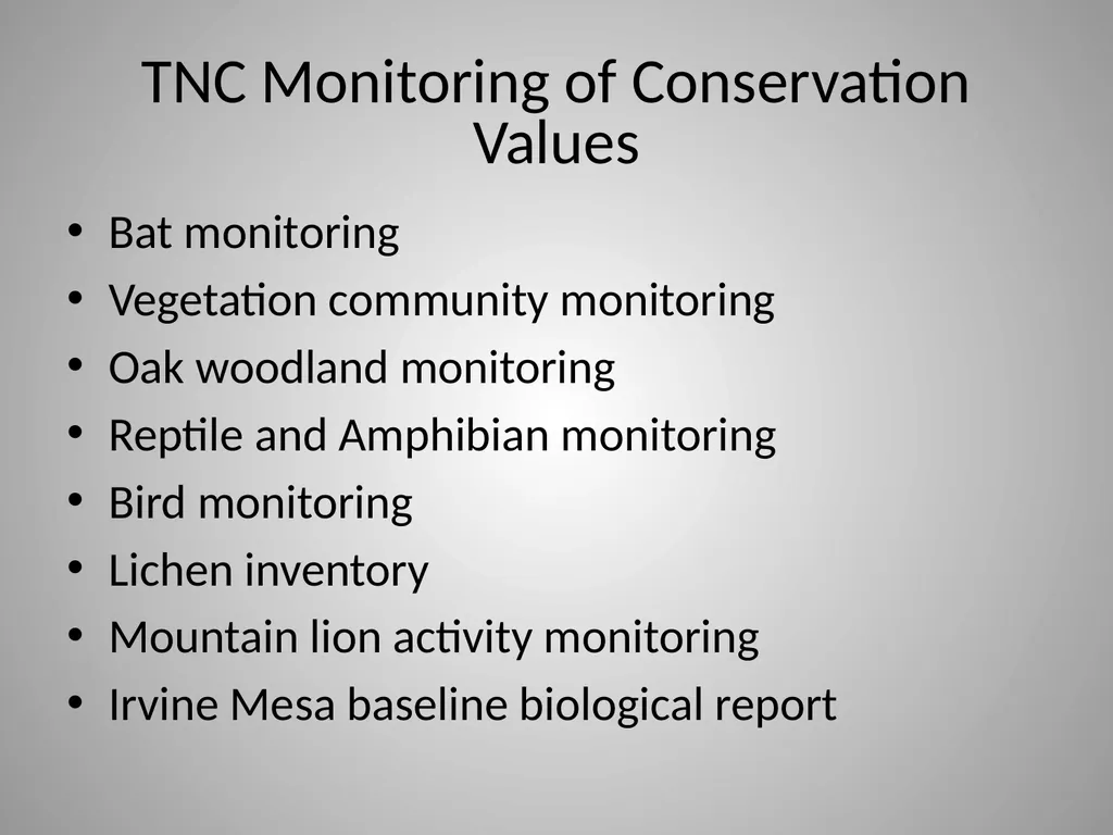 Monitoring Conservation Easement Lands in Orange - slide 11 of 19