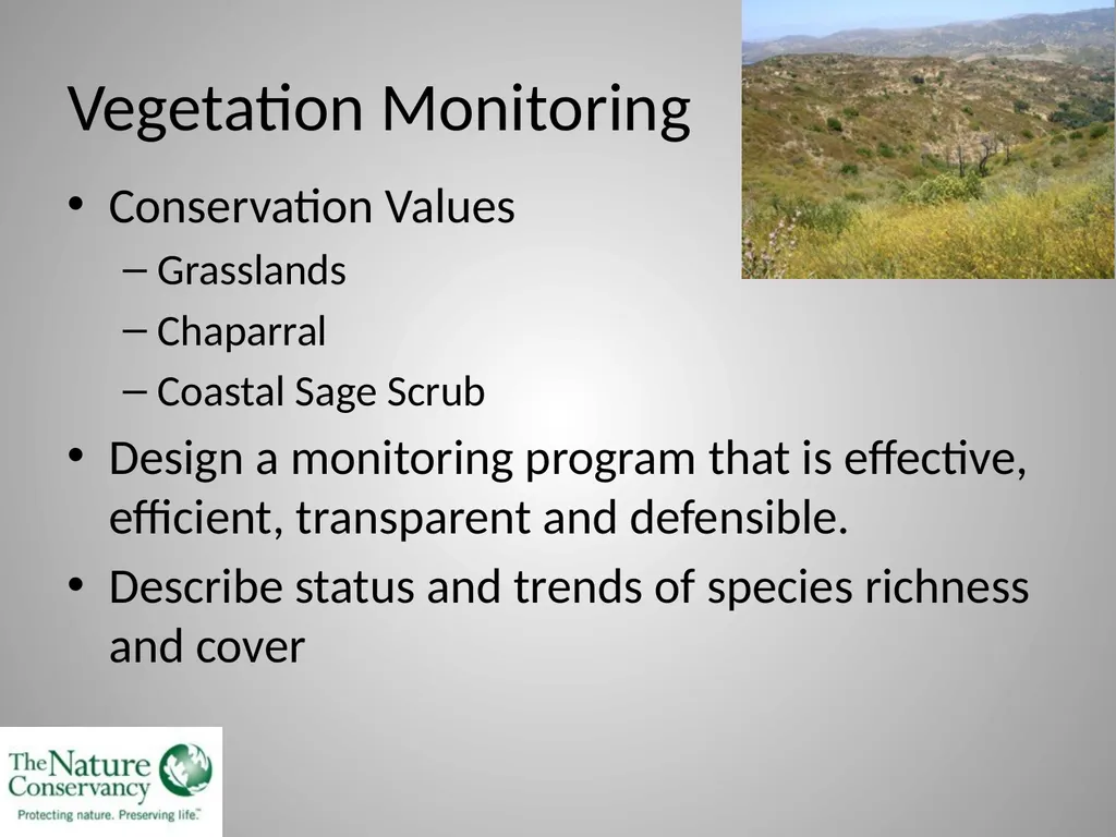 Monitoring Conservation Easement Lands in Orange - slide 15 of 19