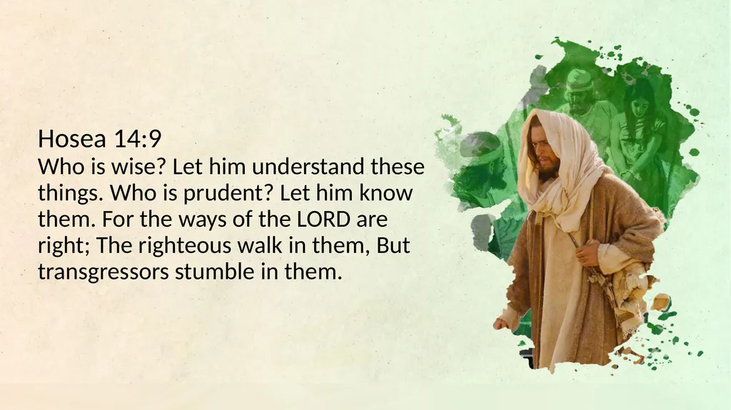THE PROPHET HOSEA – A PROPHETIC SIGN THIS PHASE OF - slide 32 of 34