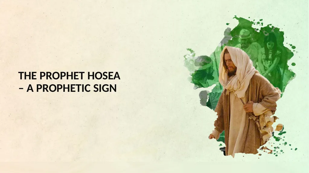 THE PROPHET HOSEA – A PROPHETIC SIGN THIS PHASE OF - slide 2 of 34