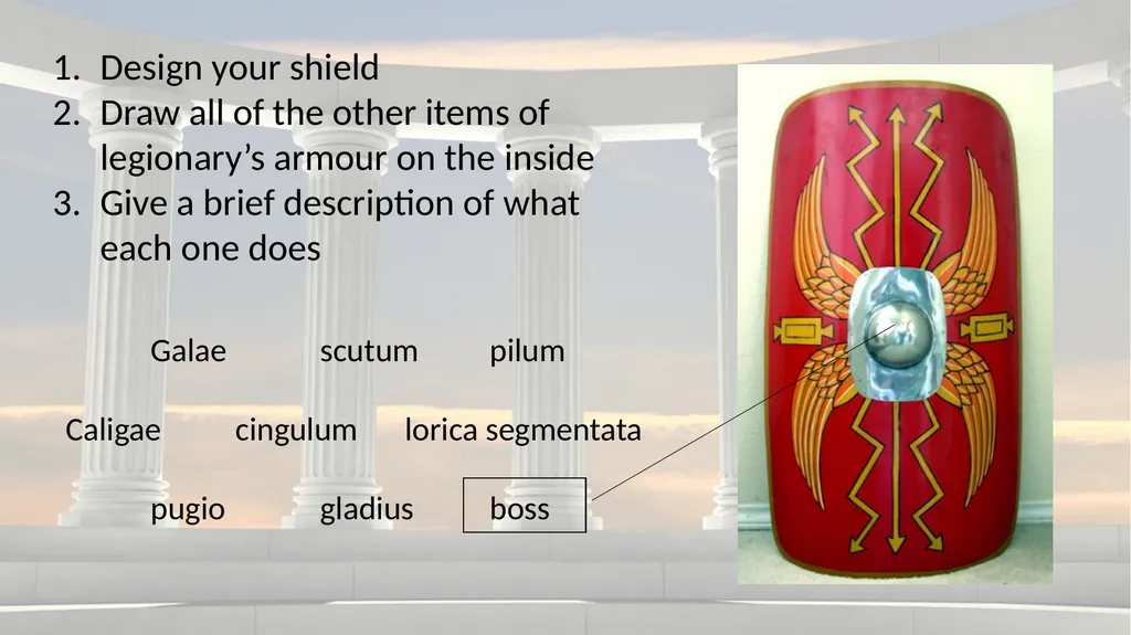 Roman Army: Weapons Designed for a purpose… The - slide 10 of 11